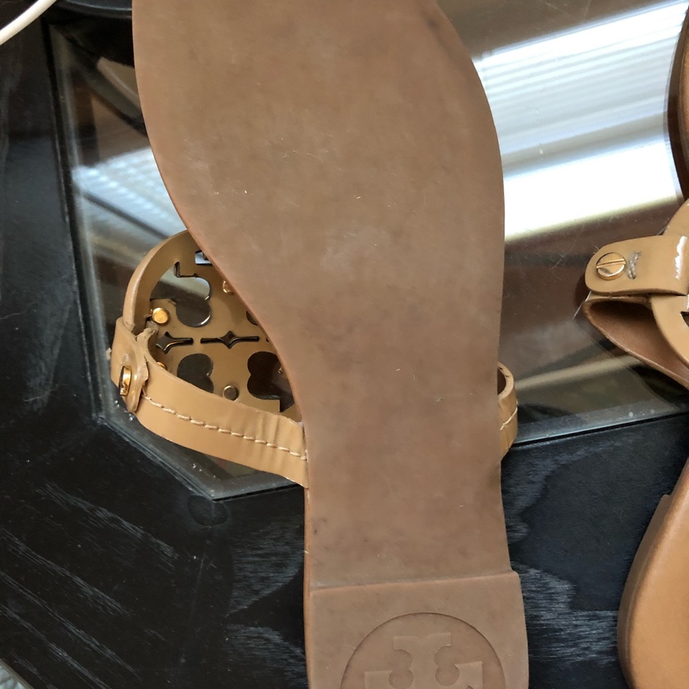 Tan Tory Burch Sandals